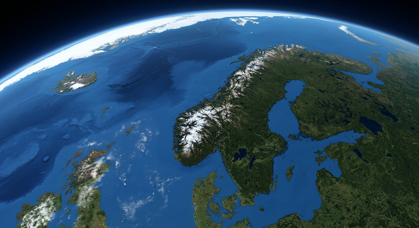 Norge sett fra rommet